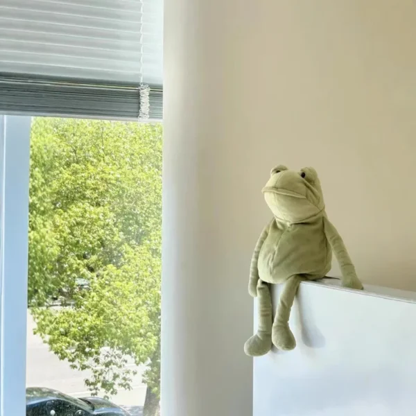 Original Jelly Cat Fergus Frog Plush Doll Cat And Dog Interactive Companion Toy Pet Holiday Gift Cat And Dog – Image 3