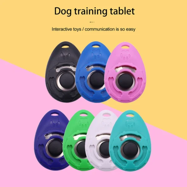 Pet Clicker Dog Training Clickers Pet Trainer Assistive Key Ring Dog Accessories Supplies Durable Lightweight Interactive Toys - Image 2