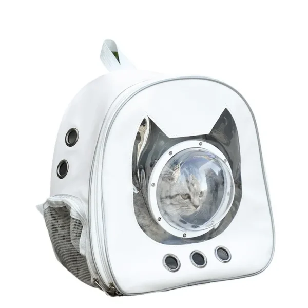 Space Capsule Pet Backpack 360° View/Breathable Mesh/Safety Strap Cat Carrier/Dog Carrier Transparent Bubble - Image 6