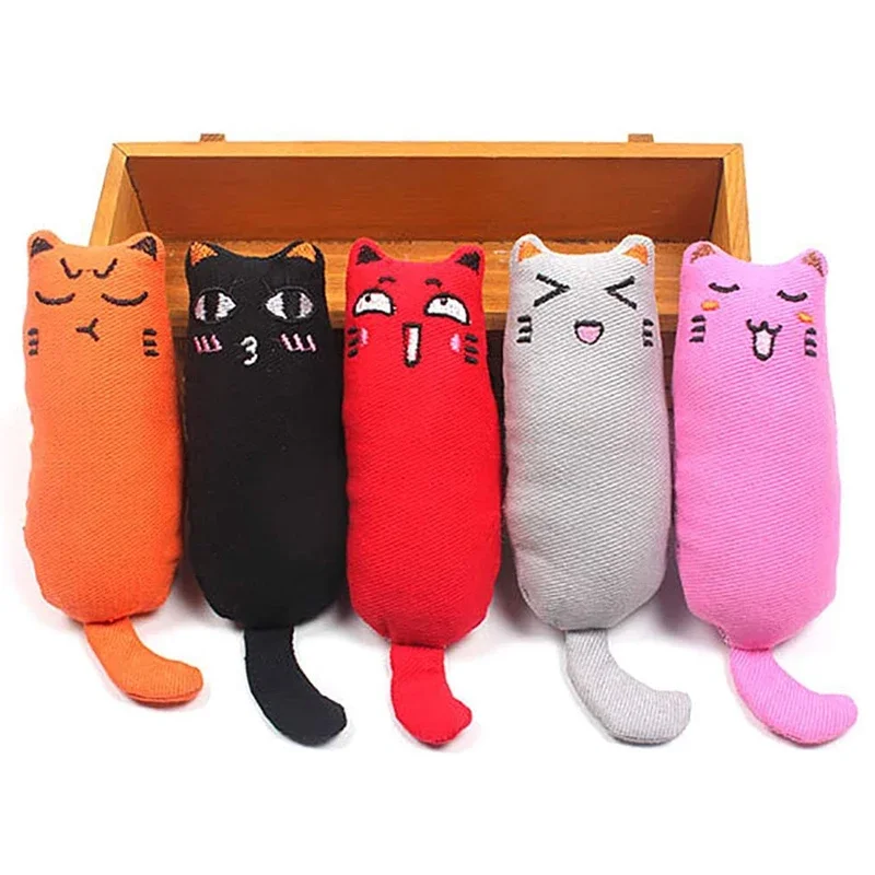 Rustle Sound Catnip Toy Cats Products for Pets Cute Cat Toys for Kitten Teeth Grinding Cat Plush Thumb Pillow Pet Accessories – Bild 2