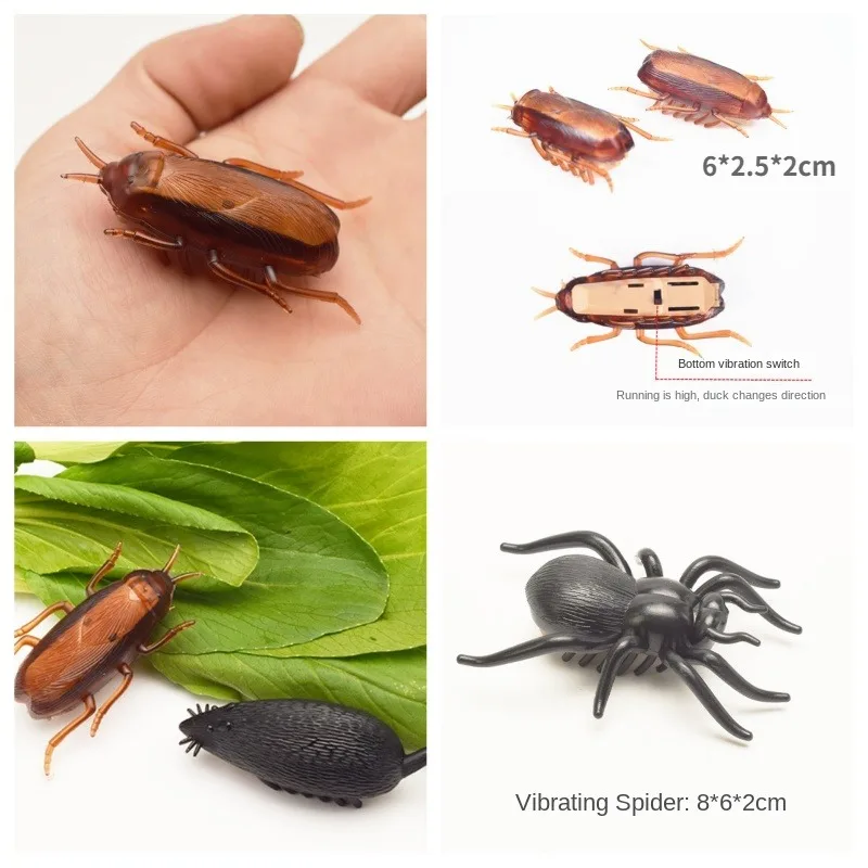Funny Pet Cat Toys Interactive Electronic Toy Cockroach Mouse Spider for Cats Dogs Puppy Training Toys Pet Product cats - Imagen 3