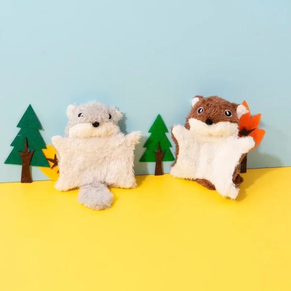Funny Little Flying Squirrel Cat Toys Interaction Chew Molars Catnip Dog Toy Bite Resistance Puppy Kitty Toy Squeak Pet Supplies - Image 2