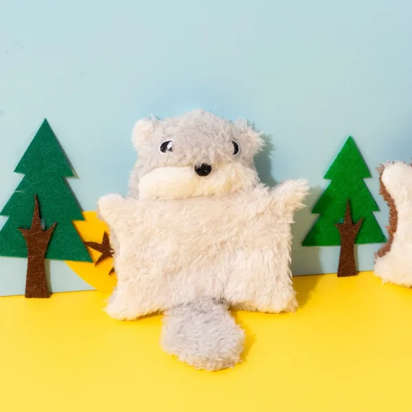 Funny Little Flying Squirrel Cat Toys Interaction Chew Molars Catnip Dog Toy Bite Resistance Puppy Kitty Toy Squeak Pet Supplies - Image 5