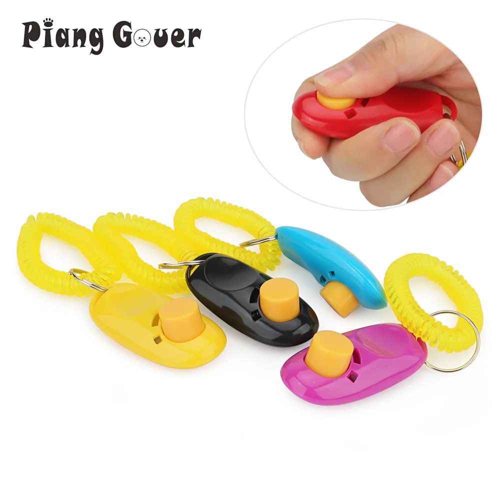 Pet Clicker Toys Dog Tranining Clicker Obedience Key Chain Accessories Cat Training Trainer — изображение 3