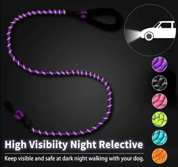 Strong Dog Leash Pet Leashes Reflective Leash for Big Small Medium Dogs Leash Drag Pull Tow Golden Retriever Dog Accessories - Image 6