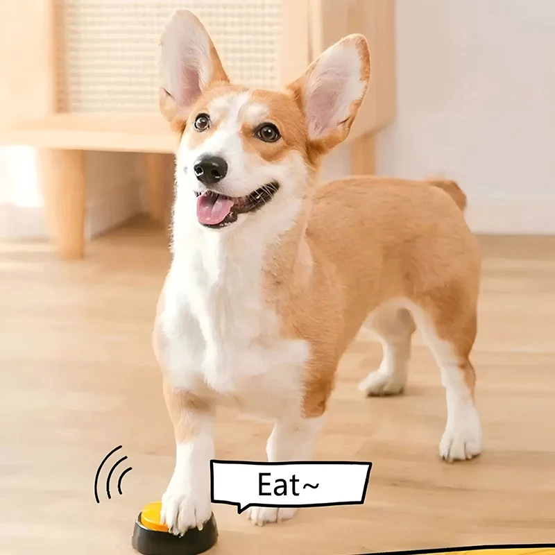 Dog Communication Buttons Voice Recording Button for Pet Training Buzzer 30 Second Record Playback Funny Gift for Talking - Imagen 6