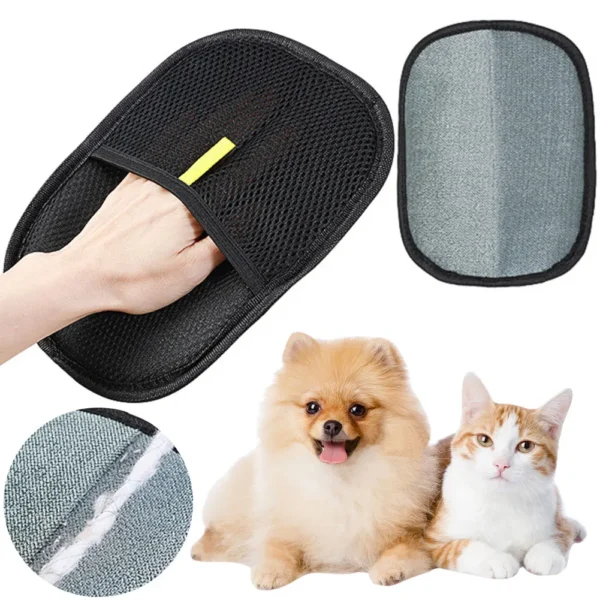 1/2/3/4/5pcs Pet Hair Remover Mitt Pet Hair Remover Gloves Deshedding Brush Glove for Dog Cat Rabbit with Long/Short/Curly Hair - Image 4