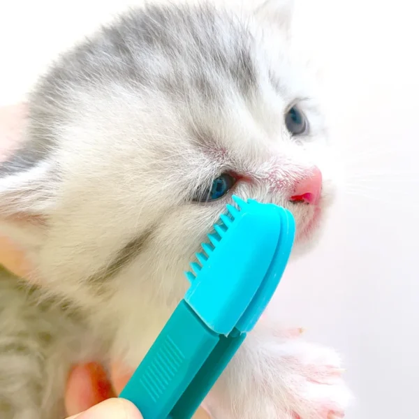 Dog Cat Cleaning Supplies Soft Pet Eye Rub Handheld Cats Tear Stains Brush Eye Care Pets Cleaning Grooming Tools Cat Accessories — изображение 5