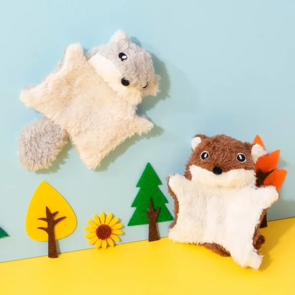 Funny Little Flying Squirrel Cat Toys Interaction Chew Molars Catnip Dog Toy Bite Resistance Puppy Kitty Toy Squeak Pet Supplies - Image 3