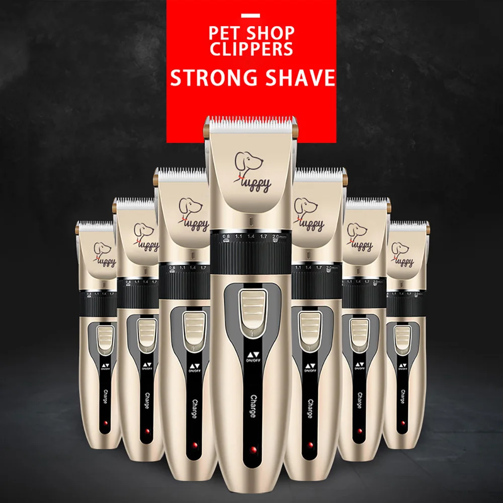 Dog Clipper Pet/Cat/Rabbit Hair Clippers Grooming Haircut Professional Trimmer Shaver Set Pets Cordless Rechargeable Promotions – Image 2