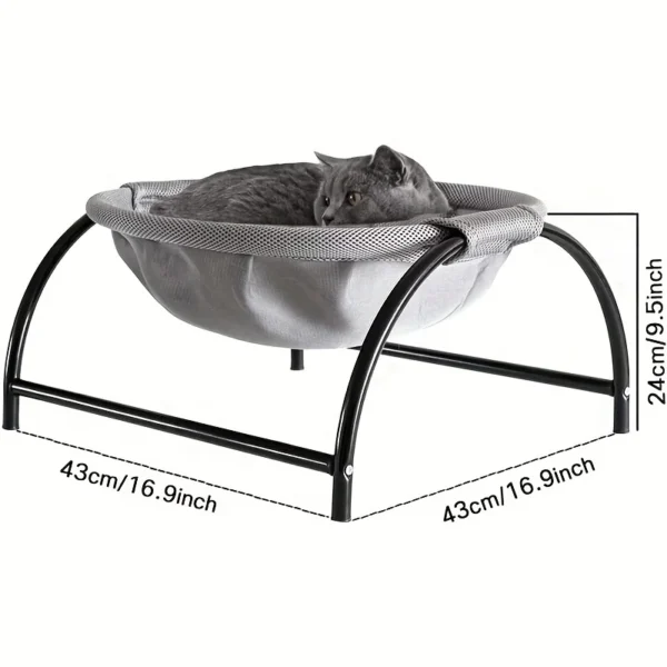 Cat Bed Pet Hammock Bed Cat Sleeping Bed Breathable Cooling Cot Sofa Pet Hammock Bed — изображение 2
