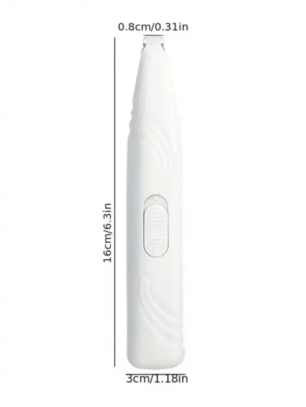 1 non battery pet shaver electric clipper suitable for cats and dogs. It can be used to shave foot hair, buttocks hair, eyes hai - Imagen 2