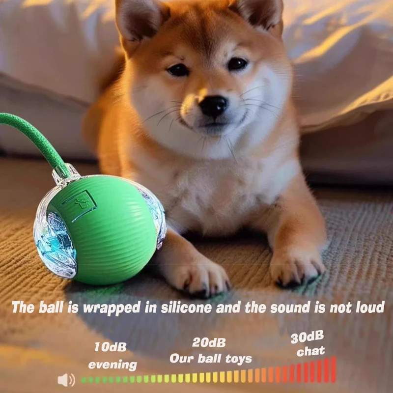 New Dog Interactive Ball Toy,Automatic Rolling Dog Ball Rechargeable,Smart Puppy Interactive Toy,Intelligent Balls Toy for Dogs - Imagen 5