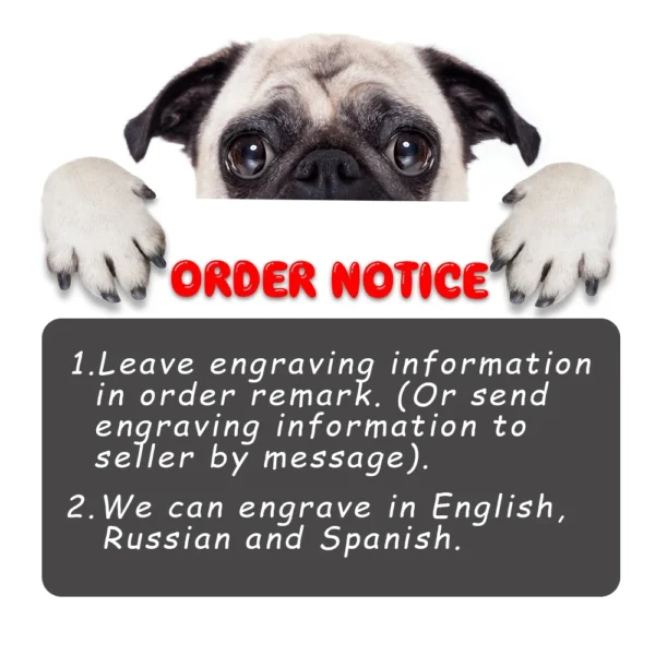 Custom Engraved Dog Collar Personalized Nylon Pet Dog Tag Collar Printed Puppy Cat Nameplate ID Collars For Small Large Dogs – Bild 6
