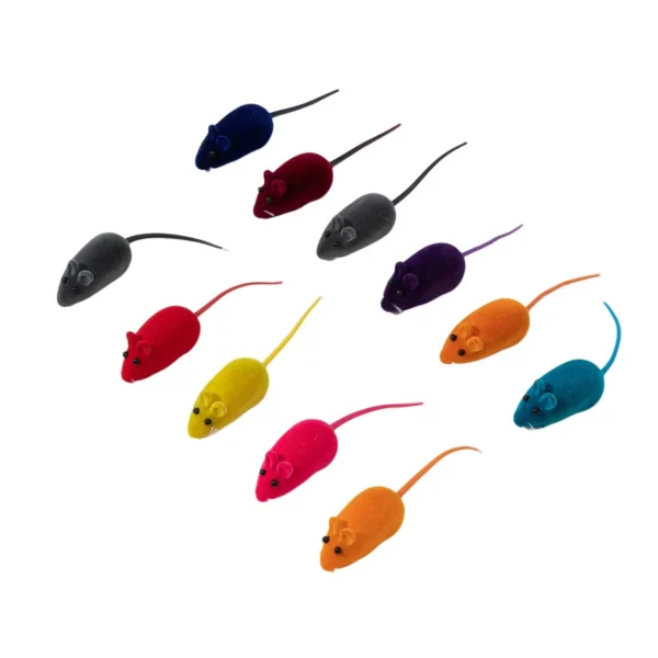 Sound Rubber Simulation Mouse Pet Cat Toys Interactive for Kitten Accessories Gifts Enamel Mouse Bite Resistance - Image 5