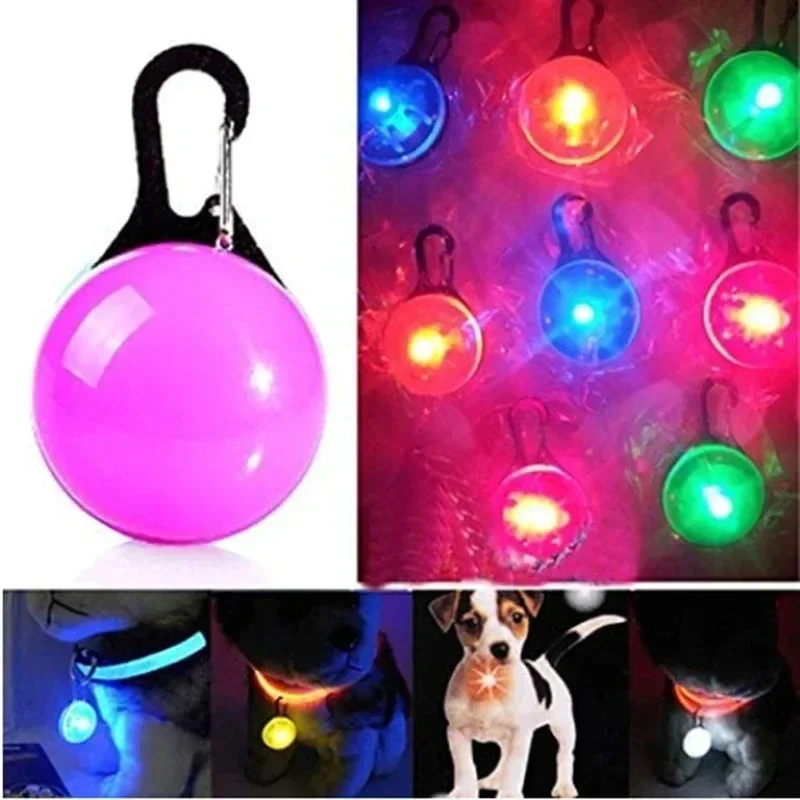 LED Dog Collar Pendant Dog Cat Collar Pet Leads Glow Accessories Bright Necklace Luminous Collar Night Safety Decoration Dog Tag - Image 2