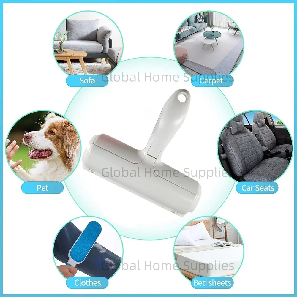 Cat Hair Remover Brush Large Pet Fluff Roller Portable Washable Cat Dog Lint Furniture Sofa Cleaning Tool Reusable Self-cleaning - Image 3