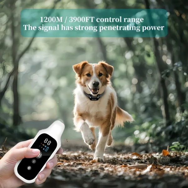 YHLC Electric Dog Training Collar Detachable Bark Rechargeable Anti Barking Shock Vibration Collar for All Dogs Pet - Image 6